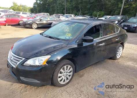 2015 Nissan Sentra Sv из США, поврежденный, VIN 3N1AB7APXFY225255